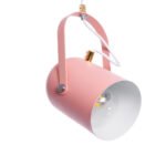 GLOBOSTAR® HAZEL 00929 Μοντέρνο Κρεμαστό Φωτιστικό Οροφής με Ντουί 1 x E27 AC 220-240V IP20 - Ροζ & Χρυσό - Μ12 x Π12 x Υ27cm - Image 7