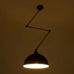 GLOBOSTAR® LOTUS 00939 Μοντέρνο Φωτιστικό Οροφής με Ντουί 1 x E27 AC 220-240V IP20 - Μαύρο - Μ30 x Π30 x Υ21cm - Image 3