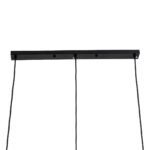 GLOBOSTAR® MONROE 00954 Μοντέρνο Κρεμαστό Φωτιστικό Οροφής με Ντουί 3 x E27 AC 220-240V IP20 - Μαύρο & Λευκό - Μ74 x Π25 x Υ50cm - Image 6