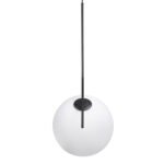 GLOBOSTAR® MONROE 00957 Μοντέρνο Κρεμαστό Φωτιστικό Οροφής με Ντουί 1 x E27 AC 220-240V IP20 - Μαύρο & Λευκό - Μ30 x Π30 x Υ75cm - Image 7