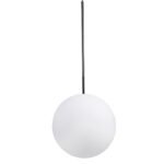 GLOBOSTAR® MONROE 00957 Μοντέρνο Κρεμαστό Φωτιστικό Οροφής με Ντουί 1 x E27 AC 220-240V IP20 - Μαύρο & Λευκό - Μ30 x Π30 x Υ75cm - Image 9