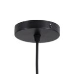 GLOBOSTAR® MONROE 00959 Μοντέρνο Κρεμαστό Φωτιστικό Οροφής με Ντουί 1 x E27 AC 220-240V IP20 - Μαύρο & Λευκό - Μ15 x Π15 x Υ49cm - Image 10