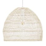 GLOBOSTAR® MALIBU 00968 Boho Κρεμαστό Φωτιστικό Οροφής με Ντουί 1 x E27 AC 220-240V IP20 - Μπεζ - Μ40 x Π40 x Υ35cm - Image 3