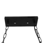 GLOBOSTAR® BILLIARD 00972 Vintage Κρεμαστό Φωτιστικό Οροφής με Ντουί 2 x E27 AC 220-240V IP20 - Mαύρο & Μελί - Μ71 x Π25 x Υ30cm - Image 8