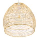 GLOBOSTAR® MALIBU 00973 Boho Κρεμαστό Φωτιστικό Οροφής με Ντουί 1 x E27 AC 220-240V IP20 - Μπεζ - Μ40 x Π40 x Υ35cm - Image 4
