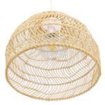 GLOBOSTAR® MALIBU 00973 Boho Κρεμαστό Φωτιστικό Οροφής με Ντουί 1 x E27 AC 220-240V IP20 - Μπεζ - Μ40 x Π40 x Υ35cm - Image 5