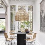 GLOBOSTAR® MALIBU 00974 Boho Κρεμαστό Φωτιστικό Οροφής με Ντουί 1 x E27 AC 220-240V IP20 - Μπεζ - Μ100 x Π100 x Y86cm - Image 9