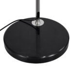 GLOBOSTAR® PRAGUE 00989 Μοντέρνο Επιδαπέδιο Φωτιστικό με Ντουί 1 x E27 AC 220-240V IP20 - Νίκελ Βούρτσας - Μ90 x Π29.5 x Υ180cm - Image 11