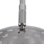 GLOBOSTAR® PRAGUE 00989 Μοντέρνο Επιδαπέδιο Φωτιστικό με Ντουί 1 x E27 AC 220-240V IP20 - Νίκελ Βούρτσας - Μ90 x Π29.5 x Υ180cm - Image 8