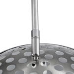 GLOBOSTAR® PRAGUE 00990 Μοντέρνο Επιδαπέδιο Φωτιστικό με Ντουί 1 x E27 AC 220-240V IP20 - Νίκελ Βούρτσας - Μ210 x Π45 x Υ220cm - Image 9