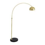 GLOBOSTAR® PRAGUE 00991 Μοντέρνο Επιδαπέδιο Φωτιστικό με Ντουί 1 x E27 AC 220-240V IP20 - Χρυσό & Μαύρο - Μ90 x Π29.5 x Υ180cm - Image 5