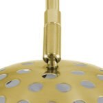 GLOBOSTAR® PRAGUE 00991 Μοντέρνο Επιδαπέδιο Φωτιστικό με Ντουί 1 x E27 AC 220-240V IP20 - Χρυσό & Μαύρο - Μ90 x Π29.5 x Υ180cm - Image 8