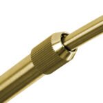 GLOBOSTAR® PRAGUE 00992 Μοντέρνο Επιδαπέδιο Φωτιστικό με Ντουί 1 x E27 AC 220-240V IP20 - Χρυσό Βούρτσας - Μ210 x Π45 x Υ220cm - Image 12