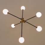 GLOBOSTAR® VELVET 00994 Μοντέρνο Κρεμαστό Φωτιστικό Οροφής με Ντουί 6 x G9 AC 220-240V IP20 - Πολύχρωμο - Μ80 x Π80 x Υ85cm - Image 5