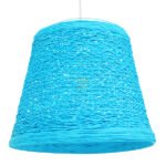 GLOBOSTAR® PLAYROOM 00995 Vintage Κρεμαστό Φωτιστικό Οροφής με Ντουί 1 x E27 AC 220-240V IP20 - Μπλε - Μ32 x Π32 x Υ27cm