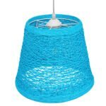 GLOBOSTAR® PLAYROOM 00995 Vintage Κρεμαστό Φωτιστικό Οροφής με Ντουί 1 x E27 AC 220-240V IP20 - Μπλε - Μ32 x Π32 x Υ27cm - Image 4