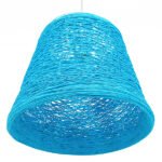 GLOBOSTAR® PLAYROOM 00995 Vintage Κρεμαστό Φωτιστικό Οροφής με Ντουί 1 x E27 AC 220-240V IP20 - Μπλε - Μ32 x Π32 x Υ27cm - Image 5