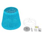 GLOBOSTAR® PLAYROOM 00995 Vintage Κρεμαστό Φωτιστικό Οροφής με Ντουί 1 x E27 AC 220-240V IP20 - Μπλε - Μ32 x Π32 x Υ27cm - Image 6