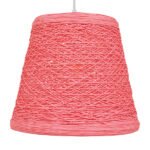 GLOBOSTAR® PLAYROOM 00996 Vintage Κρεμαστό Φωτιστικό Οροφής με Ντουί 1 x E27 AC 220-240V IP20 - Ροζ - Μ32 x Π32 x Υ27cm - Image 3