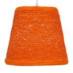 GLOBOSTAR® PLAYROOM 00997 Vintage Κρεμαστό Φωτιστικό Οροφής με Ντουί 1 x E27 AC 220-240V IP20 - Πορτοκαλί - Μ32 x Π32 x Υ27cm - Image 3