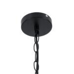 GLOBOSTAR® ESTELLE 01003 Vintage Κρεμαστό Φωτιστικό Οροφής με Ντουί 8 x E14 AC 220-240V IP20 - Μαύρο - Μ65 x Π65 x Y50cm - Image 11