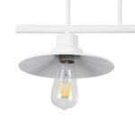 GLOBOSTAR® REGAL 01008 Vintage Φωτιστικό Οροφής με Ντουί 2 x E27 AC 220-240V IP20 - Λευκό - Μ80 x Π26 x Υ82cm - Image 9