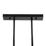 GLOBOSTAR® REGAL 01009 Vintage Φωτιστικό Οροφής με Ντουί 3 x E27 AC 220-240V IP20 - Μαύρο - Μ110 x Π26 x Υ75cm - Image 11