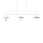 GLOBOSTAR® REGAL 01010 Vintage Φωτιστικό Οροφής με Ντουί 3 x E27 AC 220-240V IP20 - Λευκό - Μ110 x Π26 x Υ75cm - Image 7