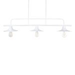 GLOBOSTAR® REGAL 01010 Vintage Φωτιστικό Οροφής με Ντουί 3 x E27 AC 220-240V IP20 - Λευκό - Μ110 x Π26 x Υ75cm - Image 8