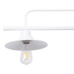 GLOBOSTAR® REGAL 01010 Vintage Φωτιστικό Οροφής με Ντουί 3 x E27 AC 220-240V IP20 - Λευκό - Μ110 x Π26 x Υ75cm - Image 9