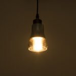 GLOBOSTAR® FEMINE 01011 Μοντέρνο Κρεμαστό Φωτιστικό Οροφής με Ντουί 4 x E27 AC 220-240V IP20 - Γκρι & Μαύρο - Μ70 x Π70 x Y24.5cm - Σετ 4 Τεμαχίων - Image 4