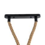 GLOBOSTAR® ROPE 01019 Boho Κρεμαστό Φωτιστικό Οροφής με Ντουί 2 x E27 AC 220-240V IP20 - Μπεζ - Μ38 x Π3.5 x Υ200cm - Image 6