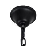 GLOBOSTAR® DOME 10001021 Vintage Κρεμαστό Φωτιστικό Οροφής με Ντουί 9 x E27 AC 220-240V IP20 - Μπεζ & Μαύρο - Μ68 x Π60 x Υ50cm - Image 12