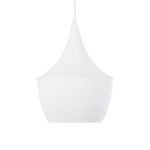 GLOBOSTAR® SHANGHAI 01026-A Μοντέρνο Κρεμαστό Φωτιστικό Οροφής με Ντουί 1 x E27 AC 220-240V IP20 - Λευκό & Χρυσό - Μ24 x Π24 x Υ30cm - Image 5