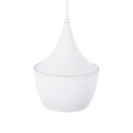 GLOBOSTAR® SHANGHAI 01026-A Μοντέρνο Κρεμαστό Φωτιστικό Οροφής με Ντουί 1 x E27 AC 220-240V IP20 - Λευκό & Χρυσό - Μ24 x Π24 x Υ30cm - Image 7