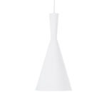 GLOBOSTAR® SHANGHAI 01026-C Μοντέρνο Κρεμαστό Φωτιστικό Οροφής με Ντουί 1 x E27 AC 220-240V IP20 - Λευκό & Χρυσό - Μ19 x Π19 x Υ38cm - Image 5