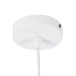 GLOBOSTAR® SHANGHAI 01026-C Μοντέρνο Κρεμαστό Φωτιστικό Οροφής με Ντουί 1 x E27 AC 220-240V IP20 - Λευκό & Χρυσό - Μ19 x Π19 x Υ38cm - Image 10