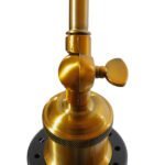 GLOBOSTAR® CRUCE 01037 Vintage Φωτιστικό Τοίχου - Απλίκα με Ντουί 1 x E27 AC 220-240V IP20 - Μαύρο & Χρυσό - Μ19 x Π63 x Υ77cm - Image 7