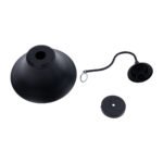 GLOBOSTAR® BELL 01038 Vintage Φωτιστικό Τοίχου - Απλίκα με Ντουί 1 x E27 AC 220-240V IP20 - Μαύρο - Μ35 x Π28.5 x Υ30cm - Image 10