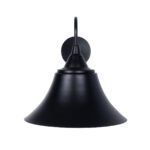 GLOBOSTAR® BELL 01038 Vintage Φωτιστικό Τοίχου - Απλίκα με Ντουί 1 x E27 AC 220-240V IP20 - Μαύρο - Μ35 x Π28.5 x Υ30cm - Image 4