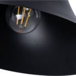 GLOBOSTAR® BELL 01038 Vintage Φωτιστικό Τοίχου - Απλίκα με Ντουί 1 x E27 AC 220-240V IP20 - Μαύρο - Μ35 x Π28.5 x Υ30cm - Image 8