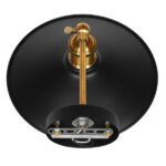 GLOBOSTAR® MINIMALL 01039 Vintage Φωτιστικό Τοίχου - Απλίκα με Ντουί 1 x E27 AC 220-240V IP20 - Μαύρο & Χρυσό - Μ22 x Π39 x Υ18cm - Image 8