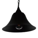 GLOBOSTAR® CLOCHER 01041 Vintage Κρεμαστό Φωτιστικό Οροφής με Ντουί 1 x E27 AC 220-240V IP20 - Μαύρο - Μ29 x Π29 x Υ34cm - Image 3