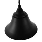 GLOBOSTAR® CLOCHER 01041 Vintage Κρεμαστό Φωτιστικό Οροφής με Ντουί 1 x E27 AC 220-240V IP20 - Μαύρο - Μ29 x Π29 x Υ34cm - Image 7