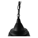 GLOBOSTAR® CLOCHER 01041 Vintage Κρεμαστό Φωτιστικό Οροφής με Ντουί 1 x E27 AC 220-240V IP20 - Μαύρο - Μ29 x Π29 x Υ34cm - Image 8