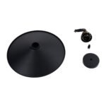 GLOBOSTAR® CARAVEL 01042 Vintage Κρεμαστό Φωτιστικό Οροφής με Ντουί 1 x E27 AC 220-240V IP20 - Μαύρο & Χρυσό - Μ36 x Π36 x Υ10cm - Image 10