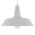 GLOBOSTAR® RAY 01043 Vintage Κρεμαστό Φωτιστικό Οροφής με Ντουί 1 x E27 AC 220-240V IP20 - Λευκό - Μ36 x Π36 x Υ25cm - Image 3