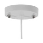 GLOBOSTAR® RAY 01044 Vintage Κρεμαστό Φωτιστικό Οροφής με Ντουί 1 x E27 AC 220-240V IP20 - Λευκό - Μ26 x Π26 x Υ25cm - Image 7