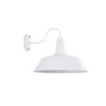 GLOBOSTAR® SORD 01051 Vintage Φωτιστικό Τοίχου - Απλίκα με Ντουί 1 x E27 AC 220-240V IP20 - Λευκό - Μ36 x Π42 x Υ32cm - Image 5