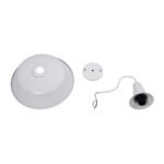 GLOBOSTAR® SORD 01051 Vintage Φωτιστικό Τοίχου - Απλίκα με Ντουί 1 x E27 AC 220-240V IP20 - Λευκό - Μ36 x Π42 x Υ32cm - Image 8